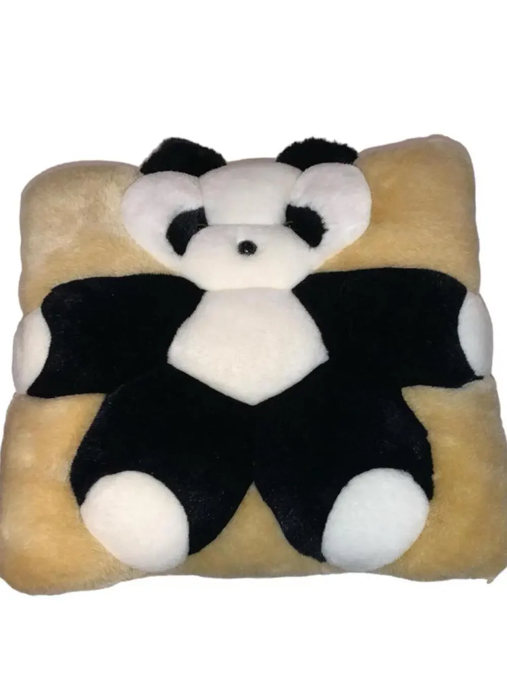 TWIE Panda Plush Sculpted Pillow.  11 x 11
